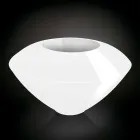 Jarrón ornamental moderno en polietileno coloreado Made in Italy - Madera viadurini