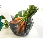 Jarrón reciclable drapeado de plexiglás de colores 2 piezas 2 tamaños - Gabria viadurini