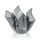 Jarrón reciclable drapeado de plexiglás de colores 2 piezas 2 tamaños - Gabria viadurini