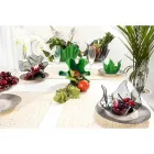 Jarrón reciclable drapeado de plexiglás de colores 2 piezas 2 tamaños - Gabria viadurini