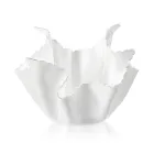 Jarrón reciclable drapeado de plexiglás de colores 2 piezas 2 tamaños - Gabria viadurini