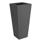 Jarrón de jardín cuadrado con luz en color fluo Made in Italy - Avanas viadurini