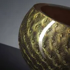 Jarrón de interior redondo en cristal de Murano coloreado Made in Italy - Asper viadurini