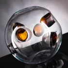 Jarrón de interior redondo en vidrio soplado de Murano Made in Italy - Kimo viadurini