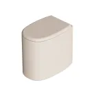 Inodoro de pie de cerámica en varios colores, fabricado en Italia - Niña viadurini