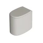 Inodoro de pie de cerámica en varios colores, fabricado en Italia - Niña viadurini