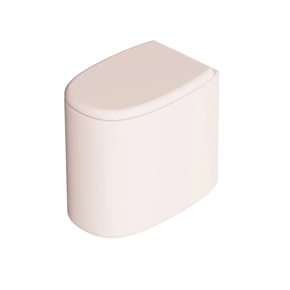 Inodoro de pie de cerámica en varios colores, fabricado en Italia - Niña viadurini