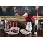 Bandeja decorativa curvada en mármol Arabescato Made in Italy - Clifton viadurini