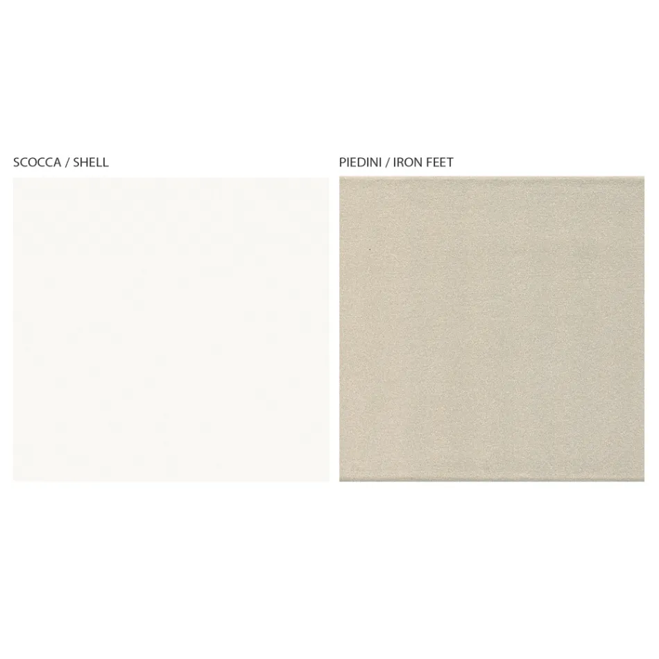 Vitrina de Salón con 1 Puerta en Acabado Blanco y Canaletto Made in Italy - Gerd viadurini