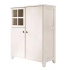 Vitrina de Salón Estructura en Madera Maciza de Abeto Made in Italy - Pascual viadurini