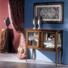 Vitrina en madera maciza de Toulipier Made in Italy - Chantico viadurini