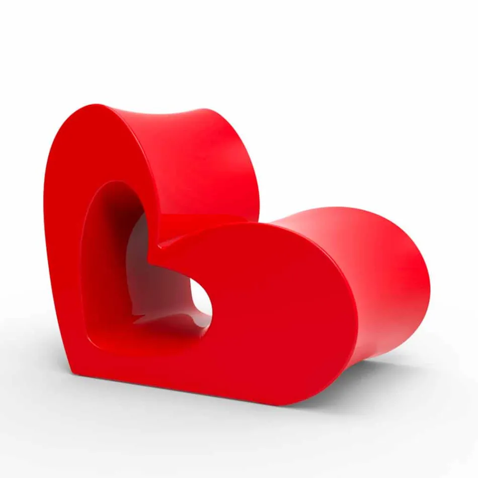 Vondom Agatha sillón de diseño moderno en polietileno coloreado viadurini