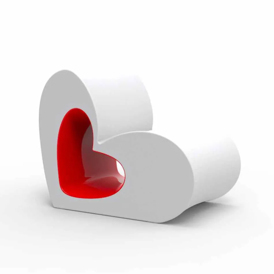 Vondom Agatha sillón de diseño moderno en polietileno coloreado viadurini