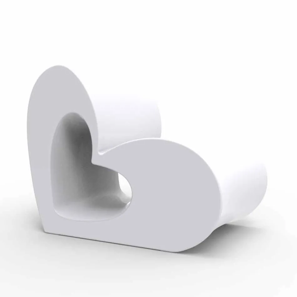 Vondom Agatha sillón de diseño moderno en polietileno coloreado viadurini