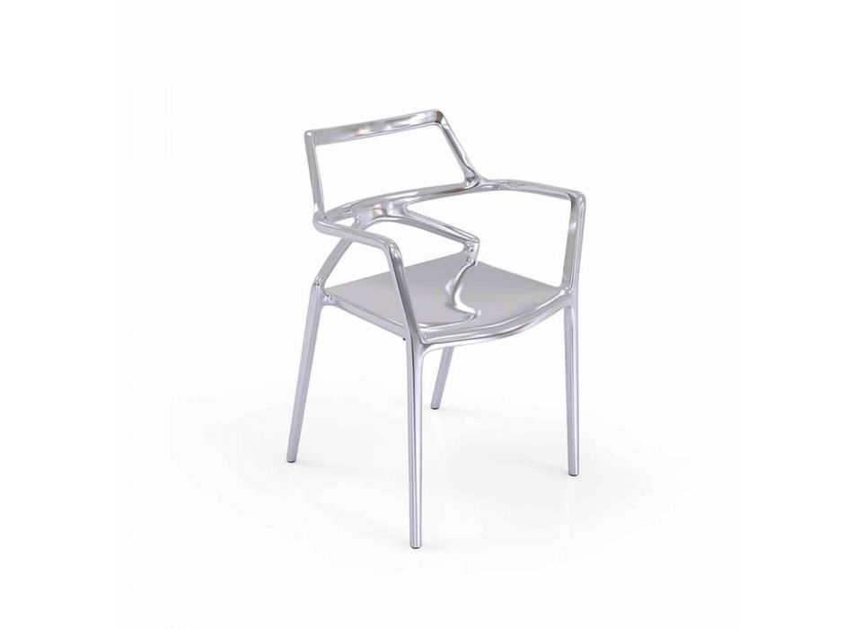 Vondom Delta silla de jardín moderna de polipropileno de diseño viadurini