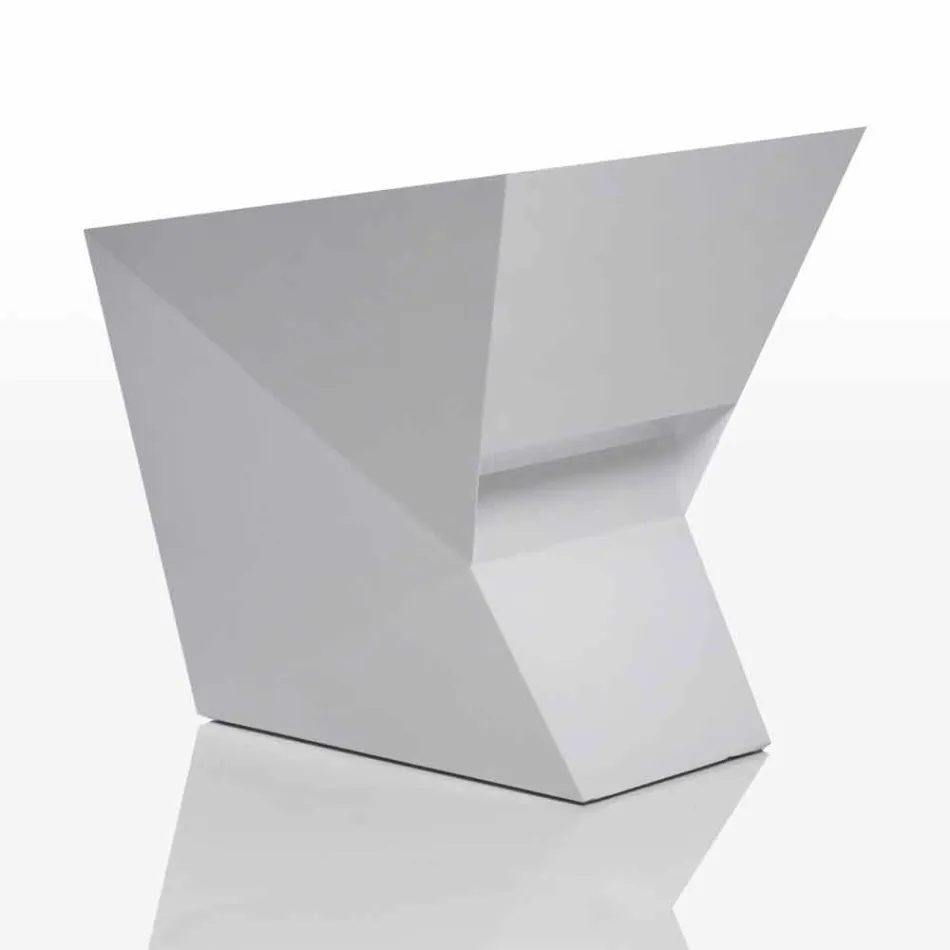 Vondom Faz sillón de jardín lacado blanco con diseño moderno viadurini