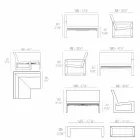 Sala de jardín Vondom Frame con un diseño moderno viadurini