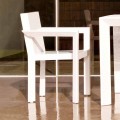 Vondom Estructura de silla de jardín con reposabrazos en resina de polietileno, 2 piezas