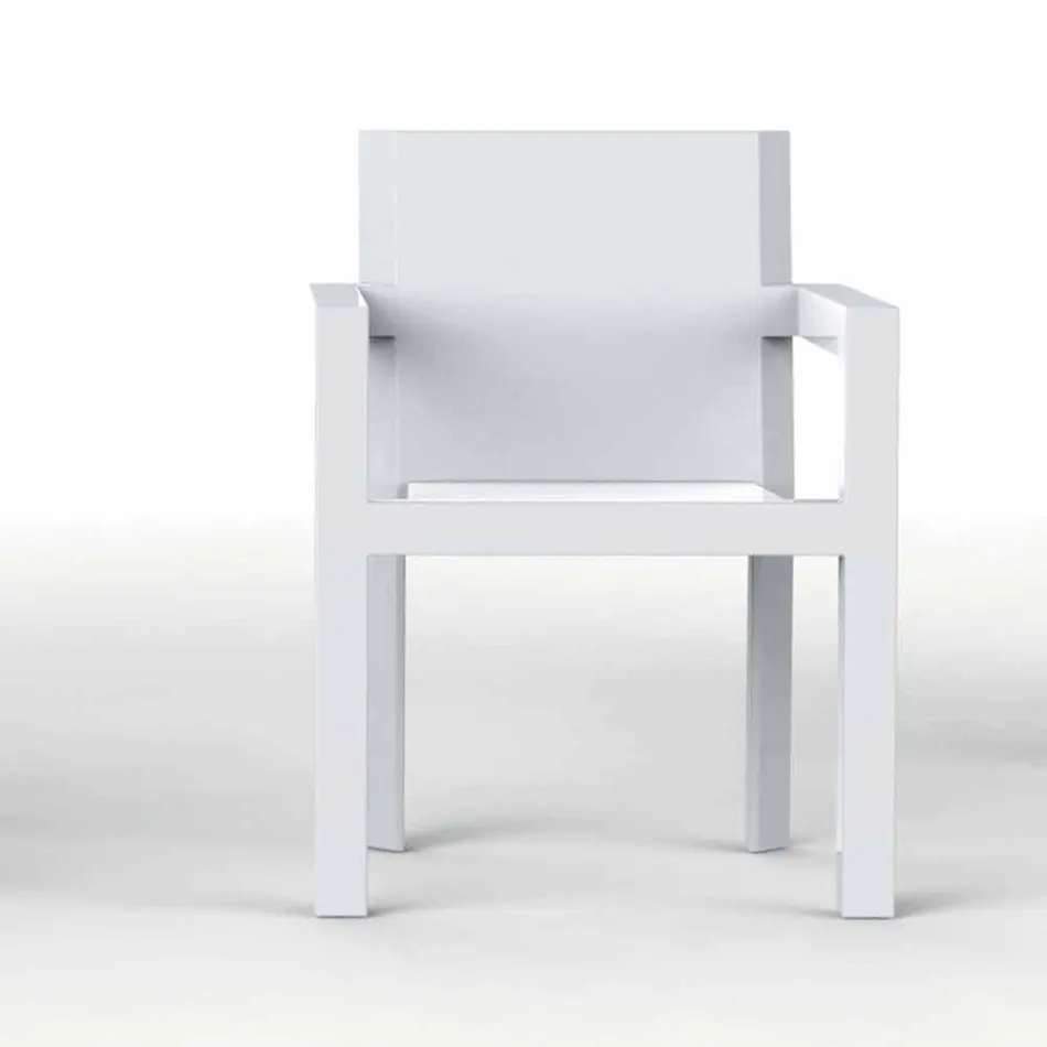 Silla Vondom Frame para exteriores con reposabrazos de diseño moderno viadurini