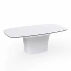 Mesa exterior de diseño Vondom Ufo blanco L200xP100 cm viadurini