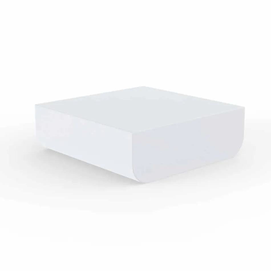 Salón al aire libre Vondom Ulm con moderno diseño blanco viadurini