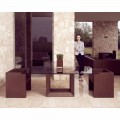 Vondom Vela sillón de jardín de diseño moderno, acabado en bronce