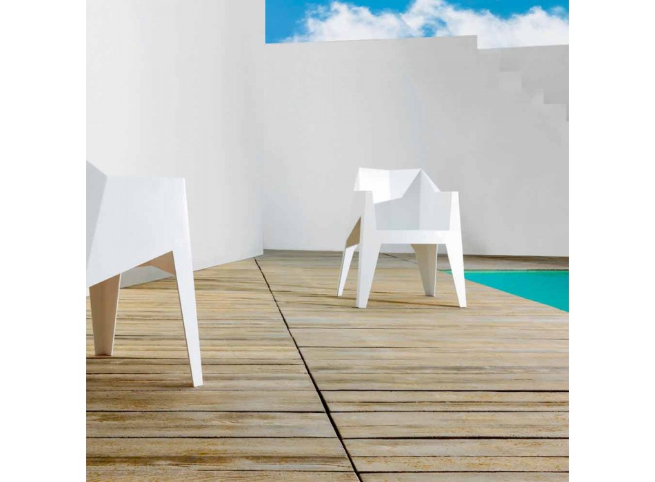 Vondom Voxel silla de jardín colorida con un diseño moderno viadurini
