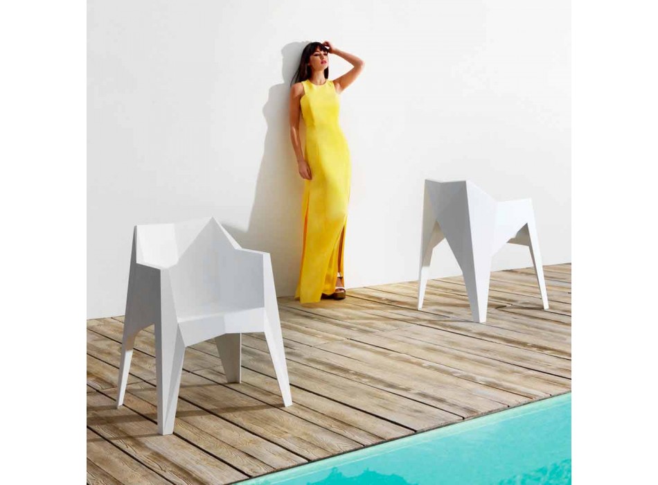 Vondom Voxel silla de jardín colorida con un diseño moderno viadurini