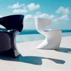 Vondom Wing silla de jardín de diseño moderno viadurini
